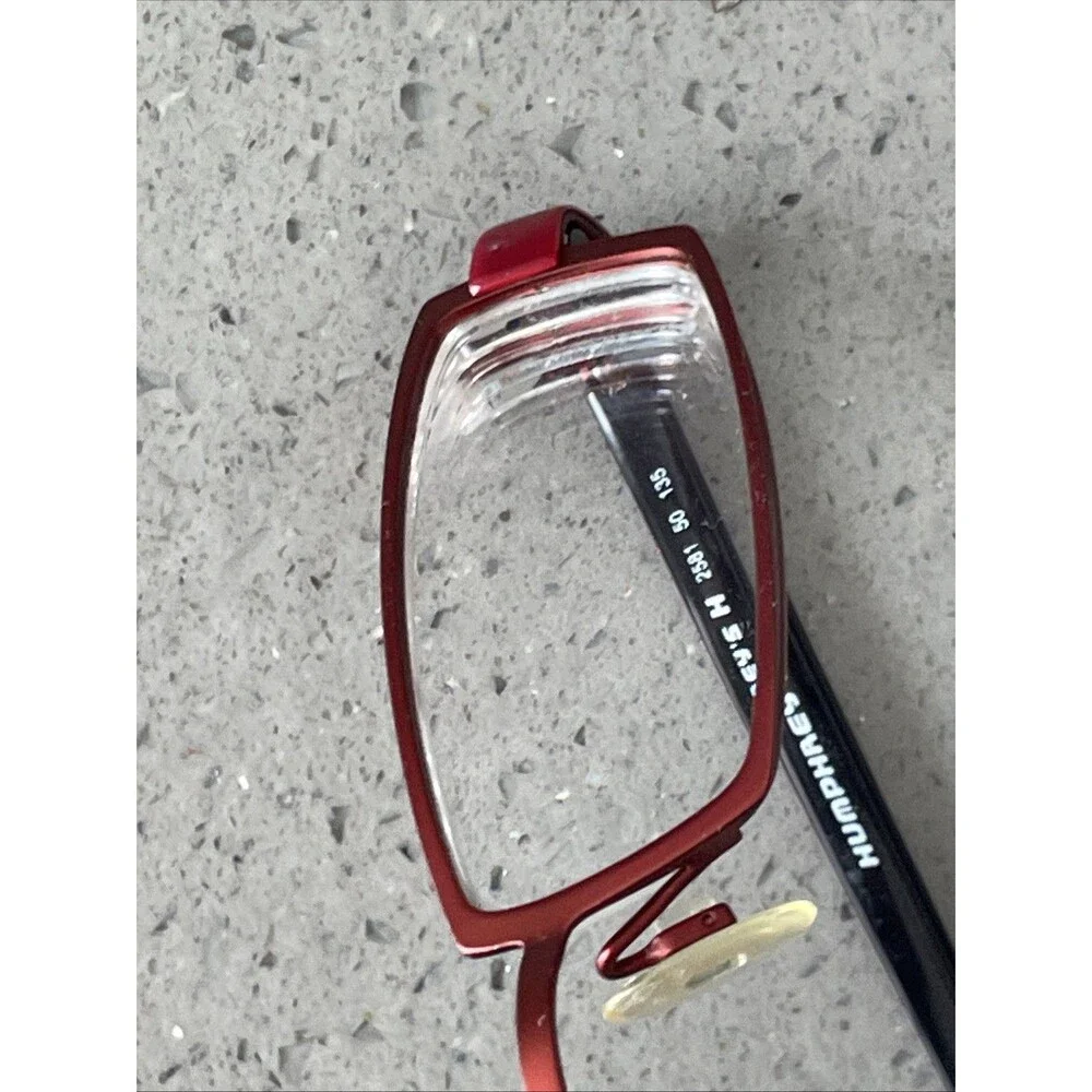 Humphrey's By Eschenbach H 2581 50 Eyeglasses Frames ONLY 49-19-135 red full rim
